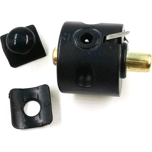 Flashlight 24mm Switch Parts with Charging Port Hole Central Switch Assembly Central Metal Rubber Button Switches