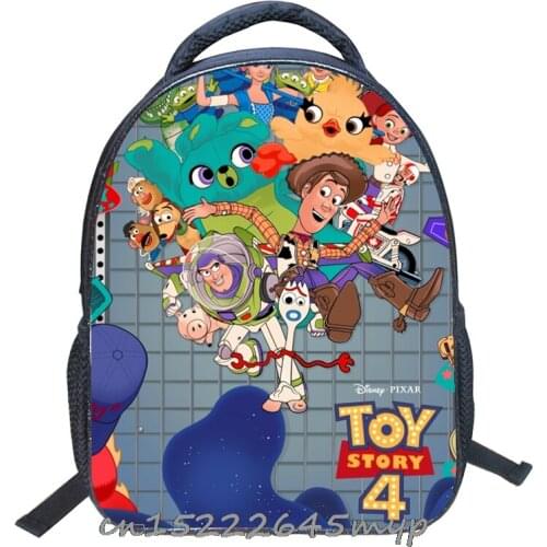Disney Backpack Children Toy 4 Story Backpacks Boys Girls SchoolBag for Kindergarten Daily Backpack Kids Mochila