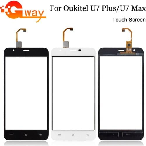 For Oukitel U7 plus Capacitive Touch Screen Digitizer Panel Sensor Front Glass With Tracking Number For Oukitel U7 Max
