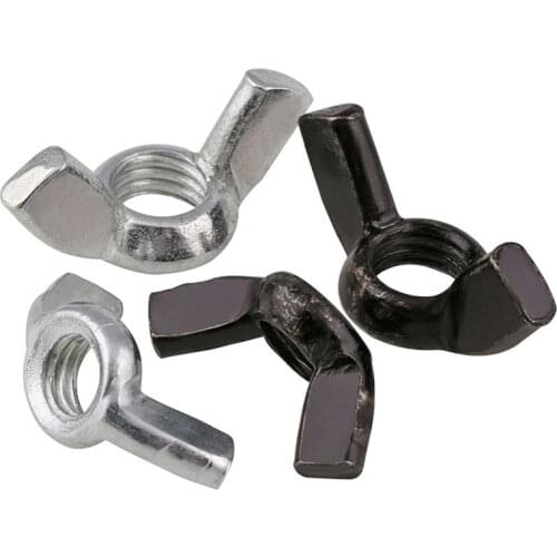 Butterfly Nuts Wing Nuts Zinc Plated Hand Tighten Nut M3 4 5 6 8 10 M12