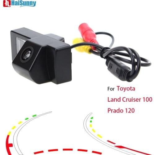 HaiSunny For Toyota Land Cruiser 100 Prado 120 Car Rear View Camera With Intelligent Dynamic Trajectory Tracks
