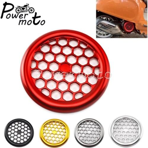Red Gold Sliver Black Motorcycle CNC Aluminum Radiator Side Engine Cover For VESPA Sprint Primavera LXV LX 150 Piaggio 150CC