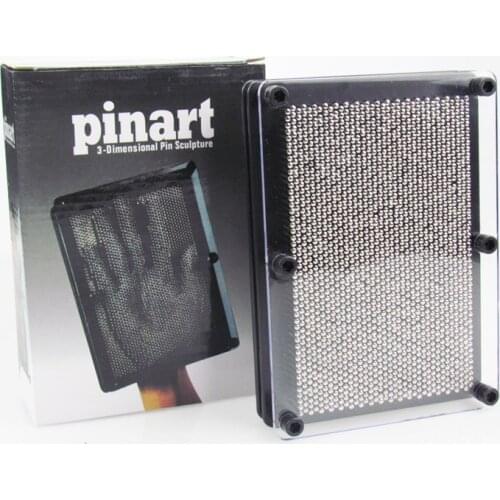 M size:17.5*12.5*4.5CM 3D pinart sculpture Frame Image Captor Metal Pin Point Art Impressions Pinart 3-dimensional pin sculpture