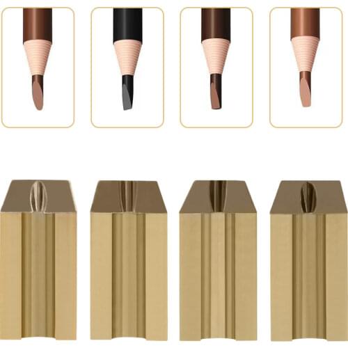 Microblading New Eyebrow Pencil SharpenerEyebrow Pencil Sharpening Tip Thin Tools For Semipermanent Eyebrows Color of gold