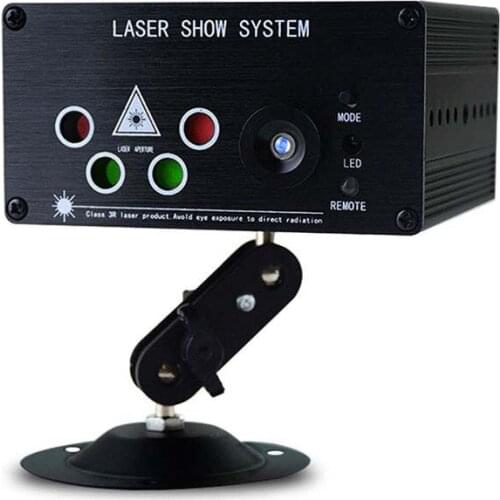 Mini LED Laser Light RGB 120 Patterns 5 Lens Laser Projector 3W Blue LED DJ Party Disco Laser LED Stage Lighting Effect