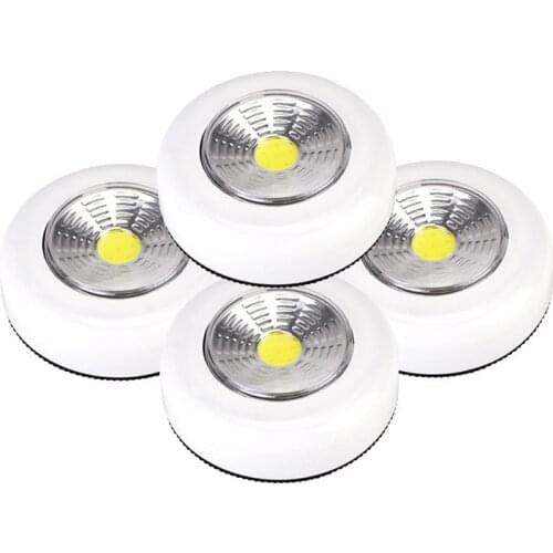 COB LED Under Cabinet Light With Adhesive Sticker Wireless Wall Lamp Wardrobe Cupboard Drawer Closet Bedroom Kitchen Night Light