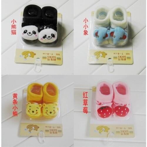 Newborn Baby Autumn Winter Socks Anti Slip Cotton Lovely Cute Sock Fashion Cartoon Soles Soft Floor Baby Socks