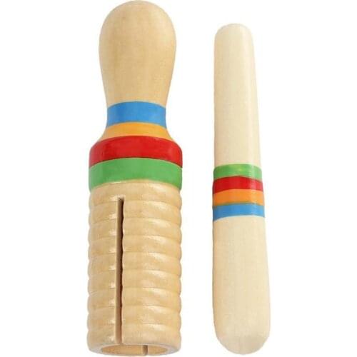 1 Pair Carl Orff Monophonic Cylinder Percussion Musical Instrument Kids Game Toy Toddler Early Education Cognition Toys