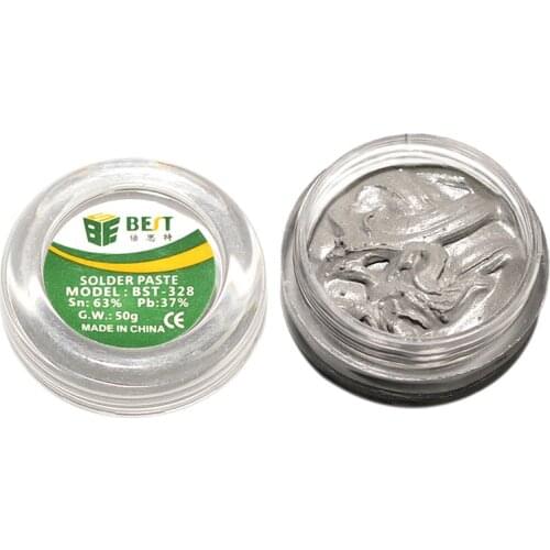 50g Tin Paste BST-328 Lead Soldering Aid Accessories Solder Paste Soldering Fulx For Bga Rework Station Bga Reballing Station