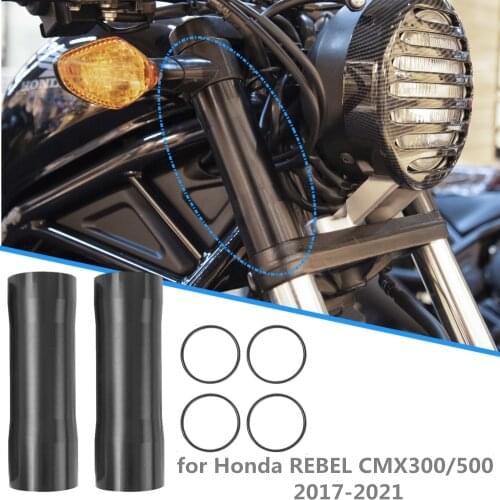 Motorcycle Front Fork Boot Tube Shock Absorber Slider Cover for Honda REBEL CMX500 CMX300 CMX 500 300 2017 2018 2019 2020 2021