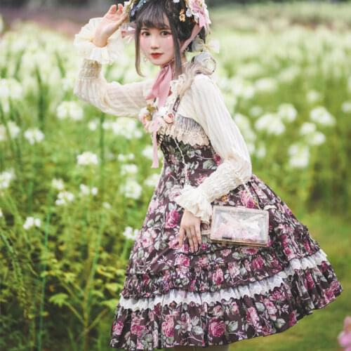 Rose Land ~ Sweet Cotton Lolita JSK Dress by Infanta