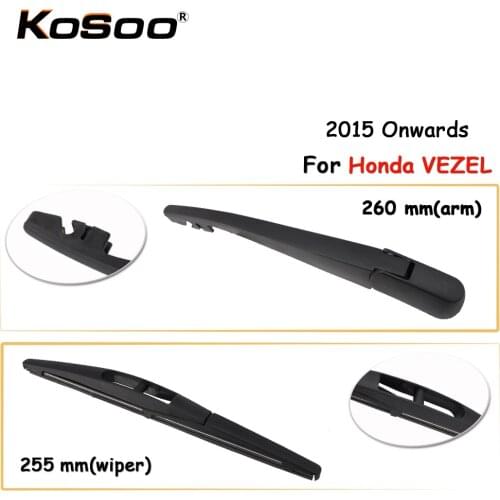 KOSOO Auto Rear Window Windshield Wiper Blades Arm Car Wiper Blade For Honda VEZEL,255mm 2015 Onwards,Car Accessories Styling