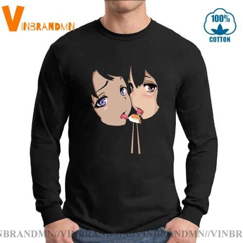 Nerd Otaku Ahegao Ecchi Etchi Hentai LEWD Tshirt 3D Waifu Material T shirt Sexy Anime Girls Iicking Japan Sushi T-shirt
