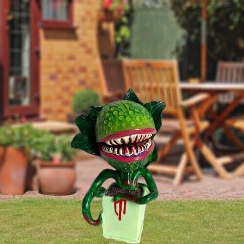 Horror Corpse Flower Sculpture Potted Plants Statue Plant Bar Lawn Decors