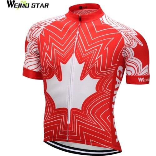 WEIMOSTAR New Country Cycling Jersey Tops Bike Bicycle Cycling Clothing Ropa Ciclismo Cycling Jersey for Men Sportwear Shirts