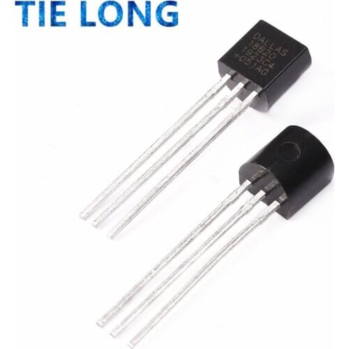 10pcs/lot Sensor Electronic chip DS18B20 TO-92 18B20 chips Temperature Sensor IC 18b20 diy electronic