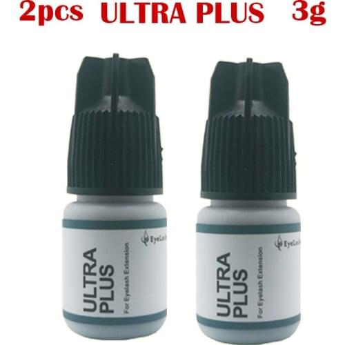 2Bottles/lot 3ml ULTRA PLUS Professional Glue Individual Adhesive Eyelash Extension Made In Korea Free Shipping Glue