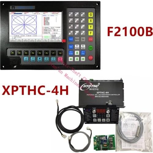 2-axis CNC system CNC flame cutting machine system plasma numerical control system F2100B + HYD XPTHC-4H Arc Voltage Plasma