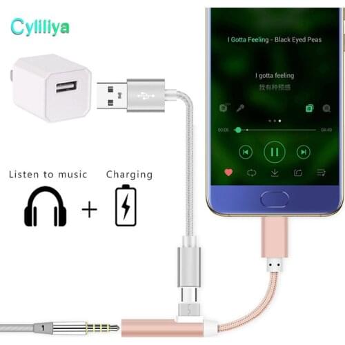 5pcs Type C Audio Adapter Male to 3.5 Female Converter Cable Type-C AUX Cable for Letv 2 pro Max2 Xiaomi 6 Mix 2