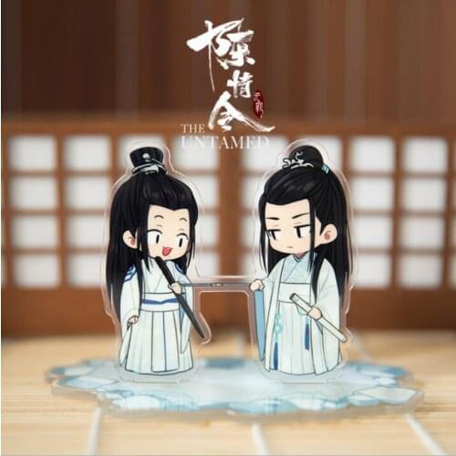 Anime The Untamed Wei Wuxian Lan Wangji Cosplay Acrylic Figure Stand Figure 5900 Kids Collection Toy