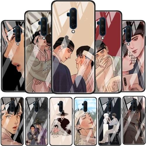 Cartoon Anime Boys Tempered Glass Cover For OnePlus Z 7 8 9 7T 8T 9R Nord 5G Pro Silicone Phone Case Coque
