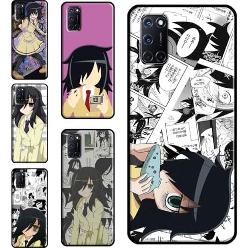 Watamote anime Case For OPPO Find X3 Pro F5 A1K A3S A5S A15 A52 A72 A83 A91 A93 A5 A9 A31 A53 2020 Cover