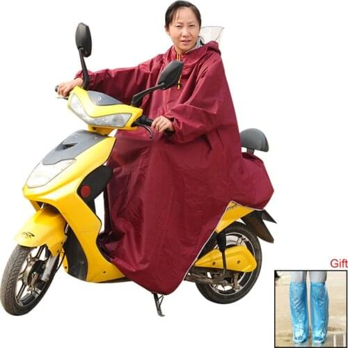 Full Protection Adult Oxford Cloth Raincoat Electric Bicycle Motorcycle Outdoor Riding Single Poncho Factory