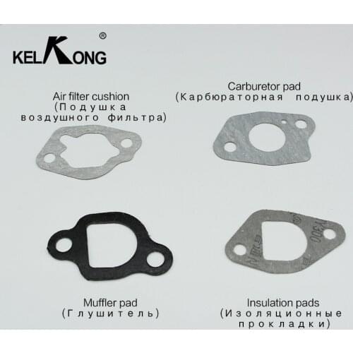 KELKONG Carburetor Gasket Kits For Honda GX120 GX140 GX160 GX200 168F Gasoline Engine Motor Lawnmower Strimmer Generator