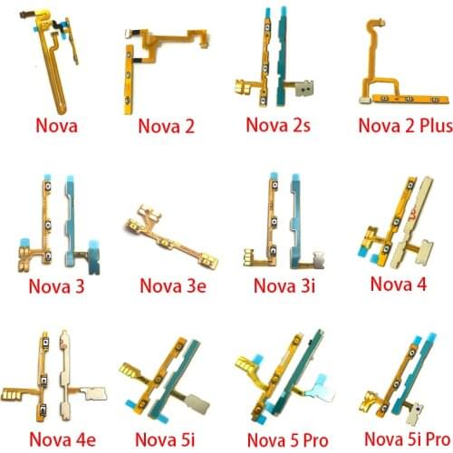 Power Switch On/Off Button Volume Key Button Flex Cable For Huawei Nova 2 Plus 2S 3 3i 3e 4 4e 5 5i Pro