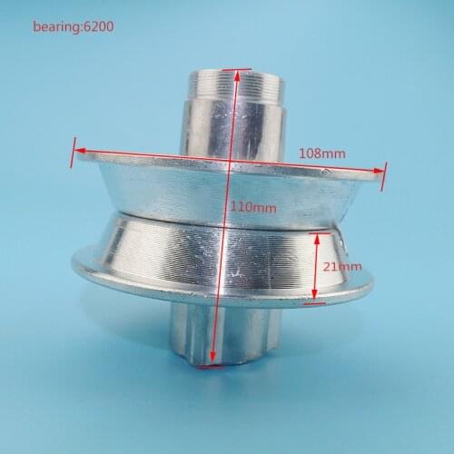 200x50 Wheel Hub Aluminium Alloy rims 6200 bearing use 8" tire Electric Scooter tyre fit E-Scooter Pocket Bike E100 E150 E-200