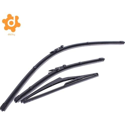 3 Pieces Windshield Wiper Blade Set for Fiat Punto Grande Punto Front & Rear