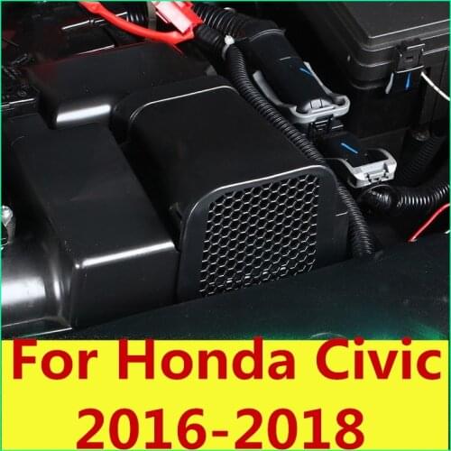 Air inlet cover decoration paste bee net protection intake bellows protection cover For Honda Civic 2016-2018 10th Gen Sedan