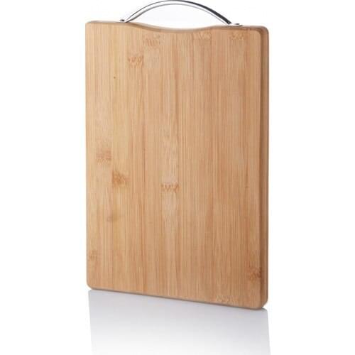 Queens Kitchen Metal Handle, Lux Bamboo Cutting Board