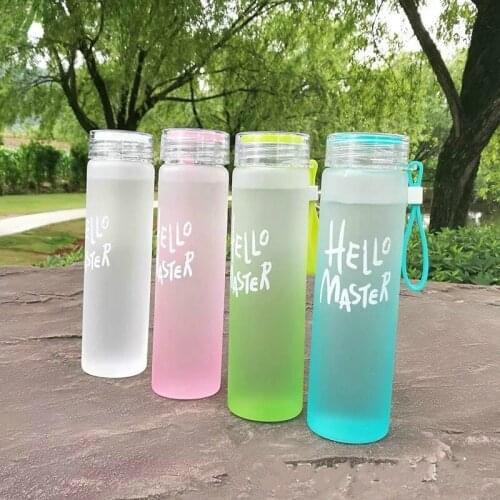 MOONBIFFY Glass Water Bottles