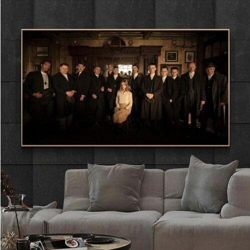 Peaky Blinders Moive Posters And Prints Peaky Blinders Canvas Paintings on the Wall Art Canvas Pictures For Living Room Cuadros