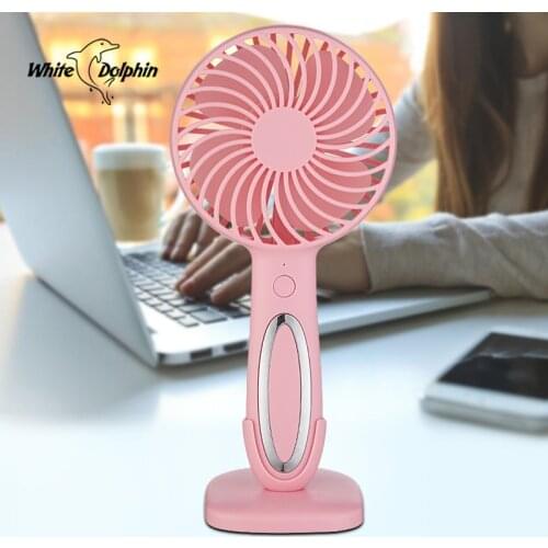 Handheld Mini Fan USB Portable Air Conditioner For Home Rechargeable Air Cooler Electric Mini USB Desk Fan With Led Light