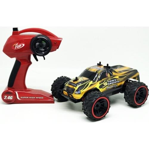 RC Cars Brand New Full Proportion Monster Truck Off Road 1:16 2.4G High Speed Racing Car Big Foot Buggy Model Vehicle Kids Toys