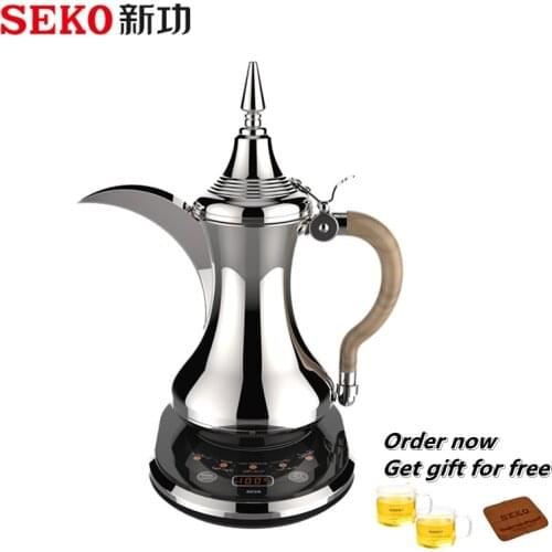 SEKO Coffee Maker Electric Kettle Arabic Coffee Pot 1L ALB-001