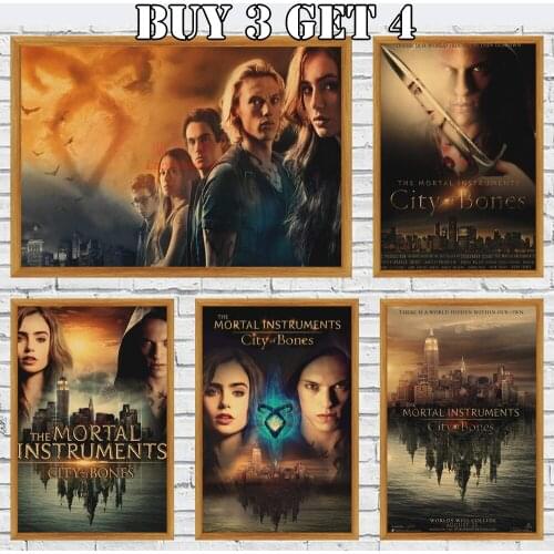 Shadowhunters The Mortal Instruments Kraft Paper Posters Art Painting S For Living Room Decor Home Decor