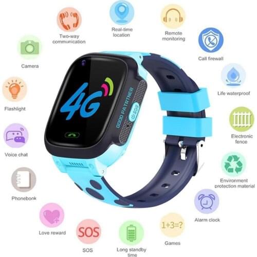 Y95 Kids Smart Watch 1.44inch Screen With GPS Positioning WiFi 4G Network Video Call Passometer Time Display Smartwatch