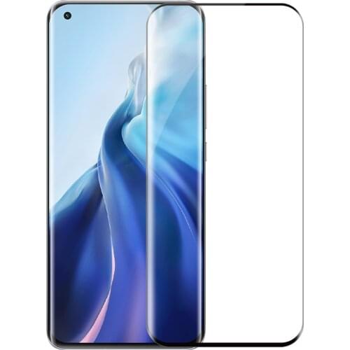 NILLKIN for Xiaomi Mi 11 Glass 3D CP+ Max Curved Anti-Explosion Tempered Glass for Xiaomi Mi11 Mi 11 5G Screen Protector