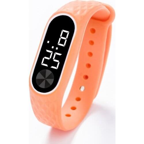 LED Luminous Childrens Digital Watch High-quality Silicone Stainless Steel Buckle Sports Calendar Childrens Electronic Watch
