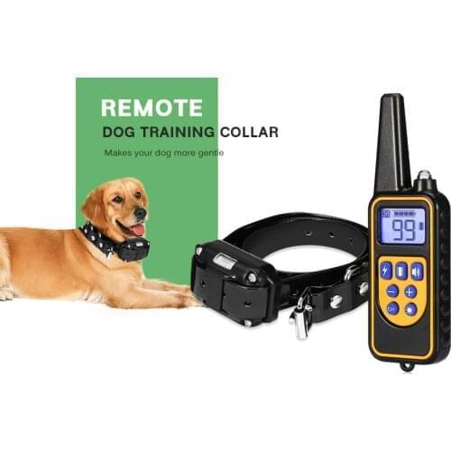 Kd880 800m Waterproof Rechargeable Remote Control Dog Electric Training Collar For 1/2/3 dogs