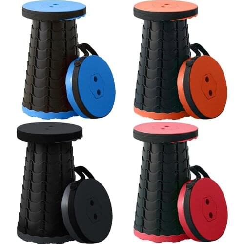 Retractable Stool Outdoor Furniture Chairs Portable Stool Lounge Folding Chair Camping Stool Foldable Convenient Fishing Chair