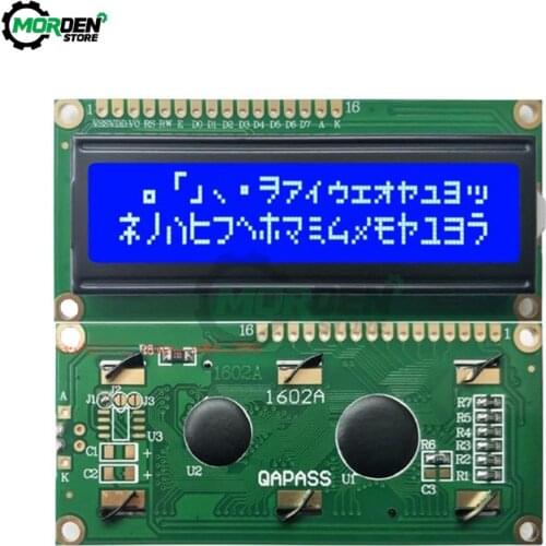 LCD1602 1602 LCD module screen Backlight Display 16*2 Character I2C Adapter Board Module 1602LCD 5V I2C SPI Serial for Arduino