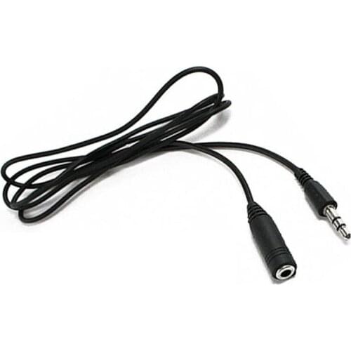 1.4m DC 3.5mm Jack Male to Female Aux Audio Extension Cable Stereo Earphone Extension Cable Cord Wire for Headphone Microphone