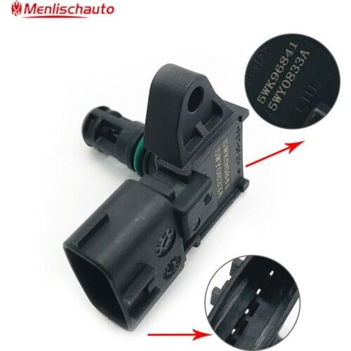 10 pcs 4Bar Manifold Intake Air Pressure sensor MAP Sensor 80018383 5WK96841 2045431 5WY2833A For French car