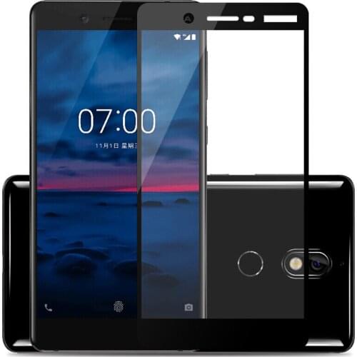 10pcs/lot 3D Tempered Glass For Nokia 7 Full Cover 9H Protective film Screen Protector For Nokia 7 5.2