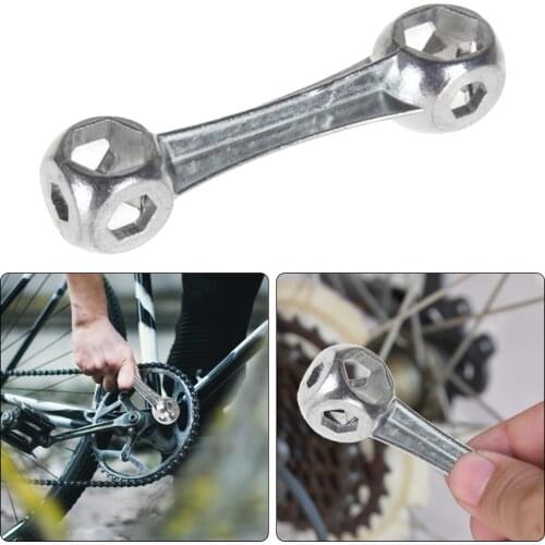 10 In 1 Hexagon Bone Wrench 6-15mm Mini Portable Bicycle Bike Repair Tool Torque Wrench Holes Cycling Spanner Repair Tools