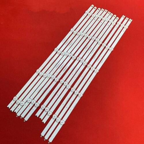 12piece/lot 55" V14 DRT REV0.0 1 R1 L1 R2 L2 Type LED backlight strip for 55PFT6309 6916L-1447A 1448A 1449A 1450A